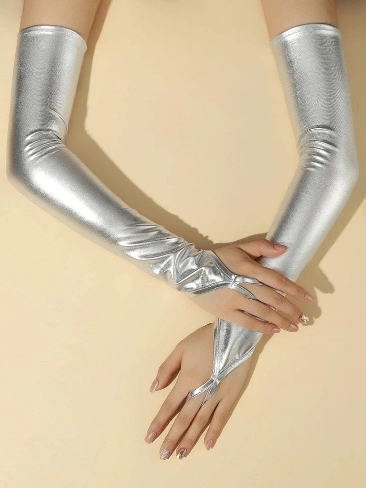 Guantes Anillo Plateado