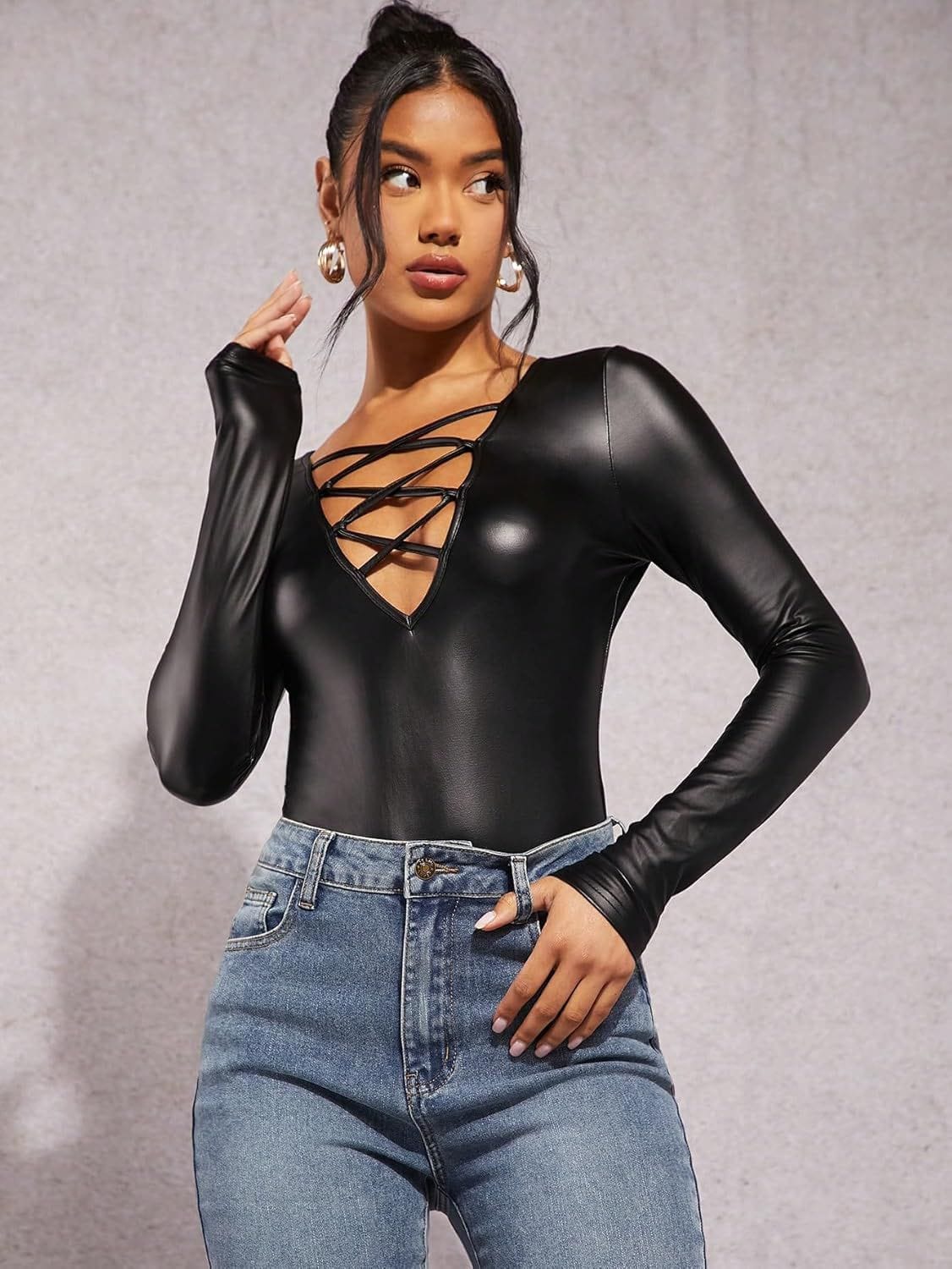 Bodys Estilo Cruzado De Tiras - Image 4