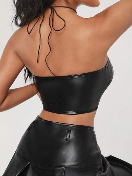 Crop Top Cuerina Clásico - Image 2