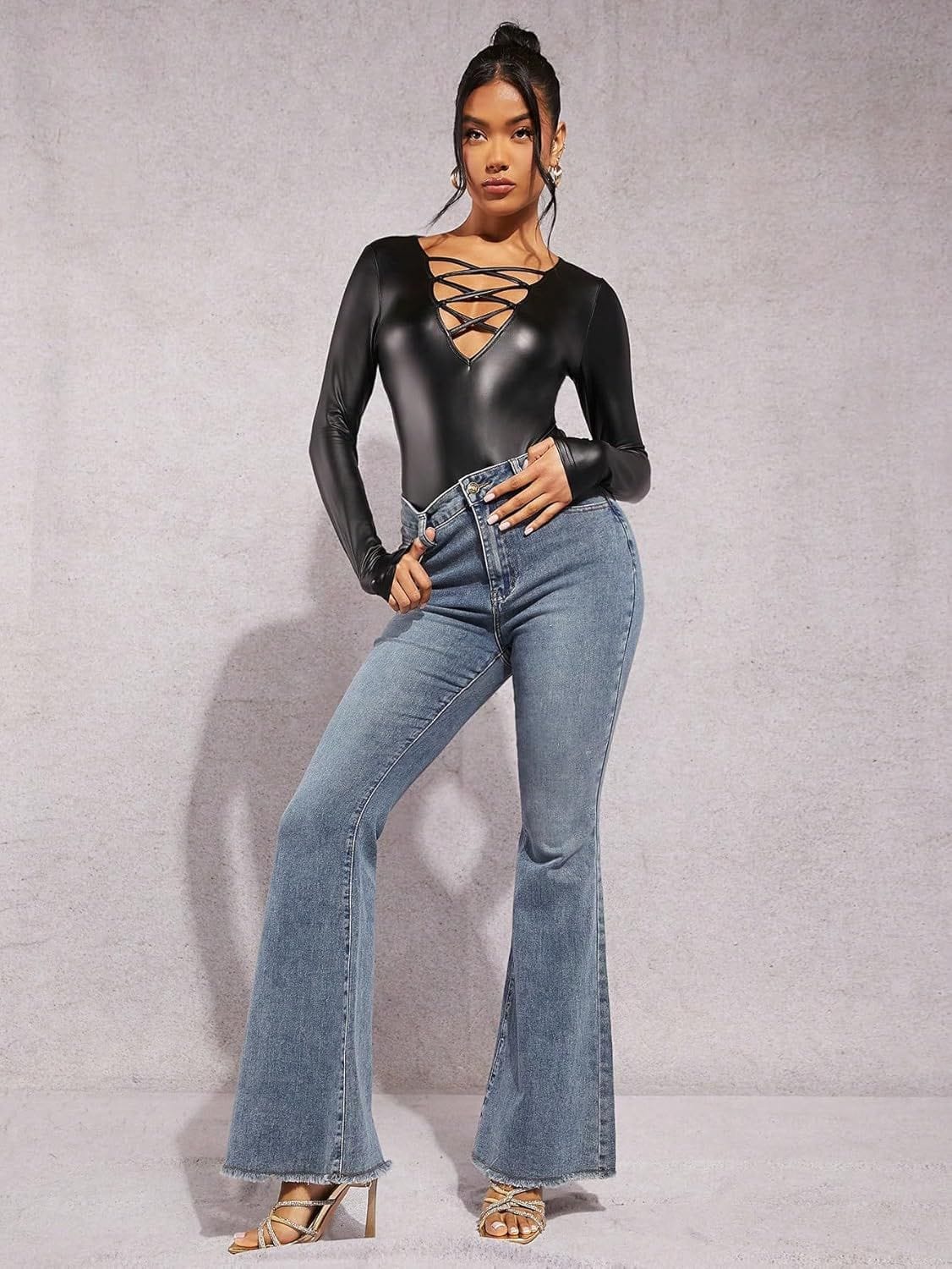 Bodys Estilo Cruzado De Tiras - Image 5