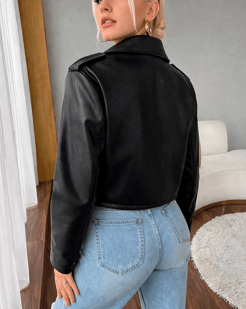 Chaqueta Manga Larga con Hombreras - Image 2